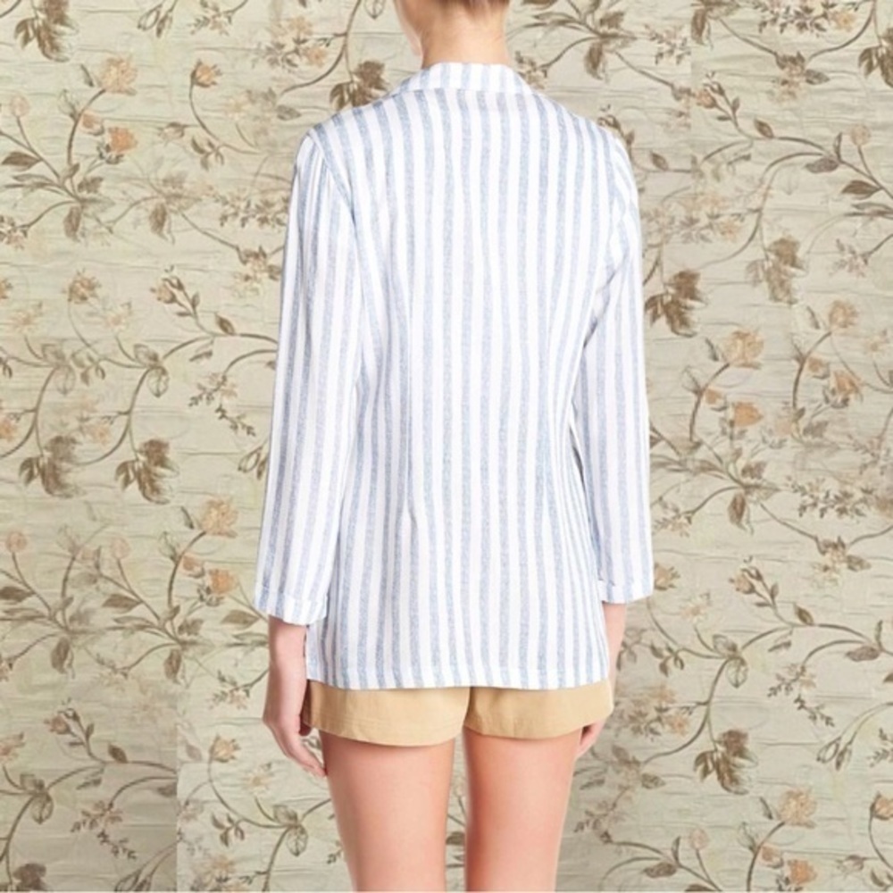 Stripe linen blazer - Picture 6 of 6